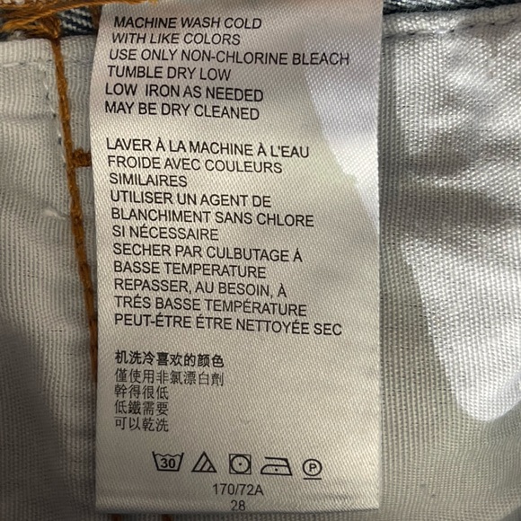 We The Free Blue patchwork Panels HI RISE Boho FLARE Stretch JEANS 28 - Picture 6 of 7